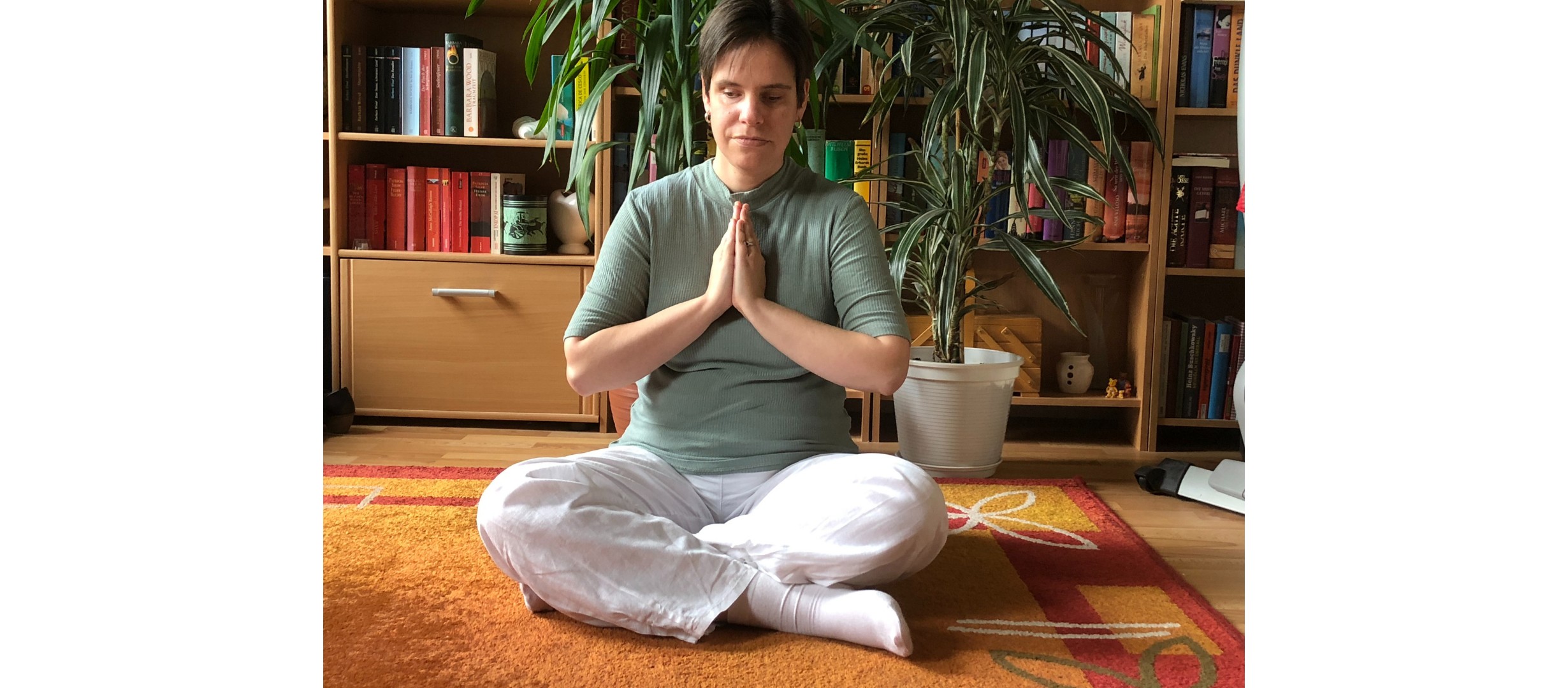 lady in meditation pose