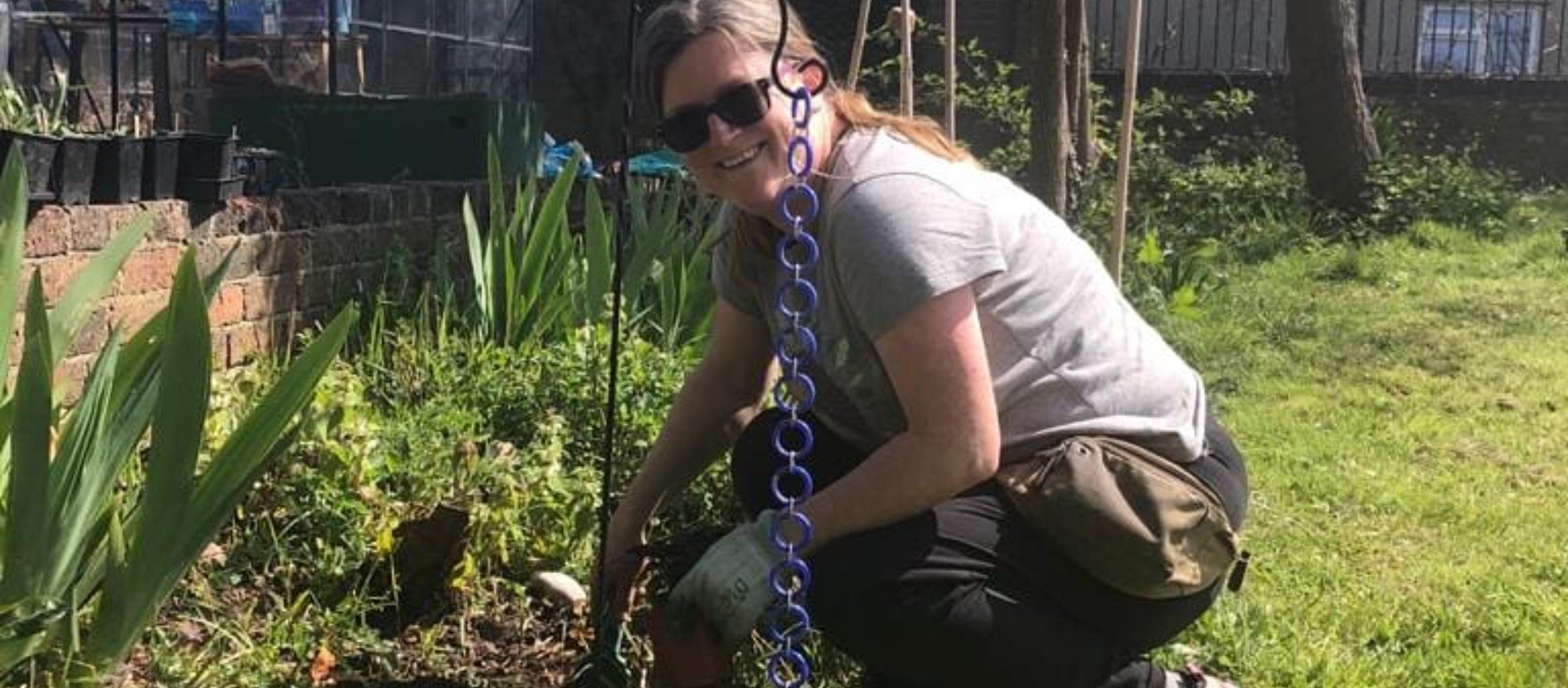 Woman gardening
