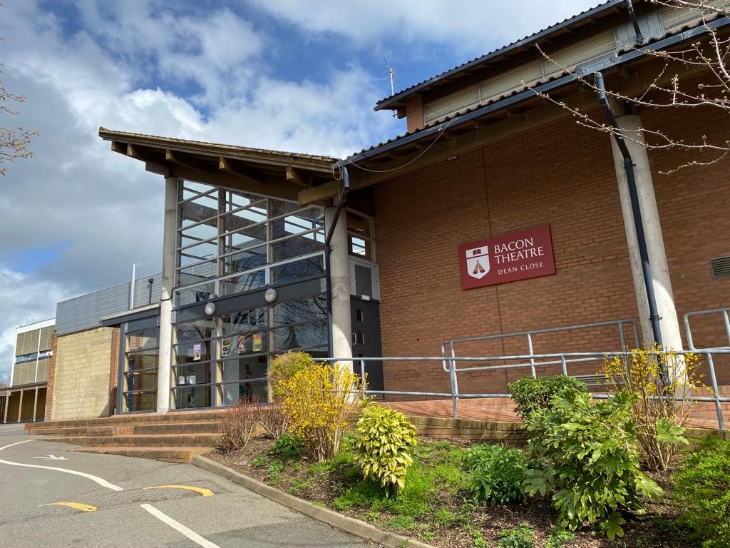 The Bacon Theatre Entrance