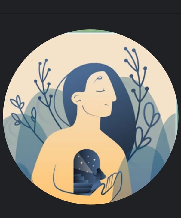 Woman at peace - Logo