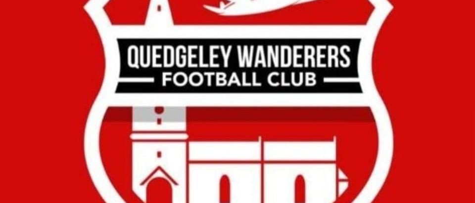 Picture of club badge with plane and church
