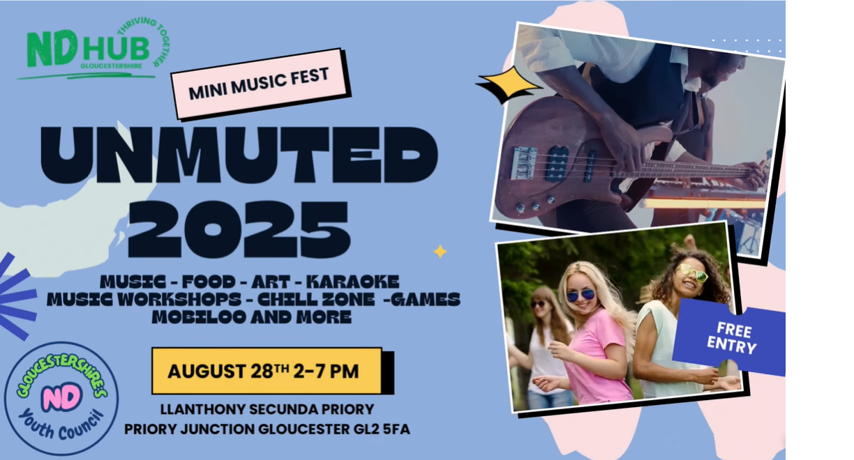UNMUTED - Music Festival - You're Welcome Gloucestershire