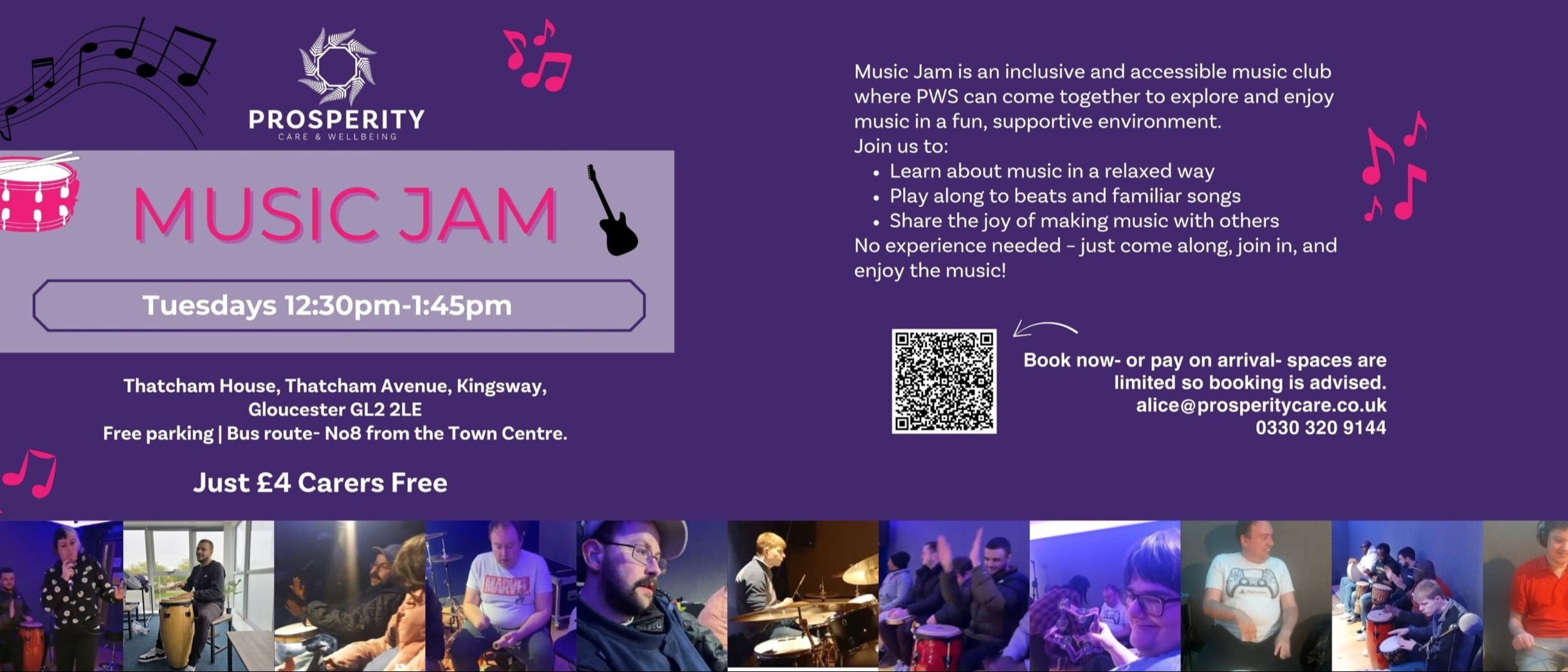 Music Jam- Music class accessible & inclusive in Gloucester
