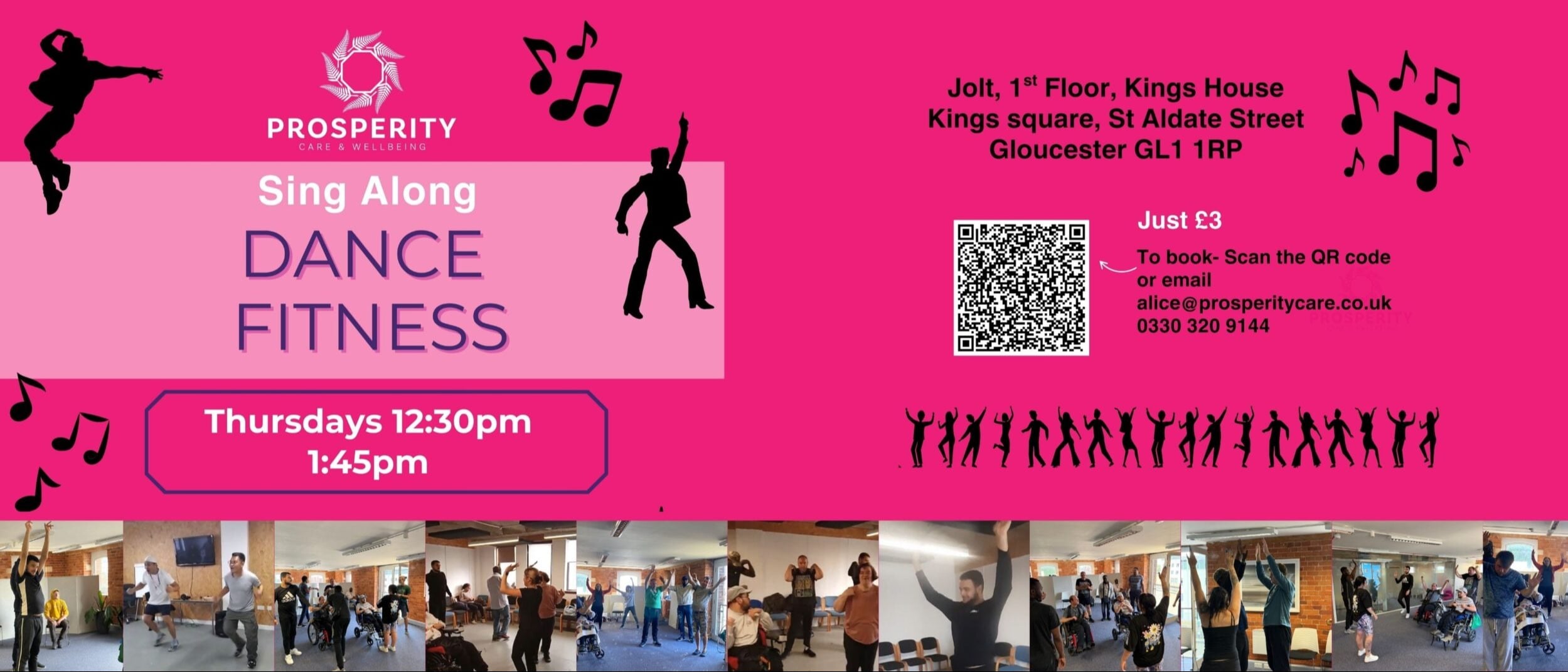 Dance Fun Fitness Class Gloucester for those with additional needs over 18s